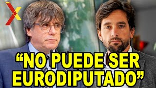 BOFETADA de Europa a Puigdemont SE NIEGA a darle el ACTA DE EURODIPUTADO [upl. by Tryck129]