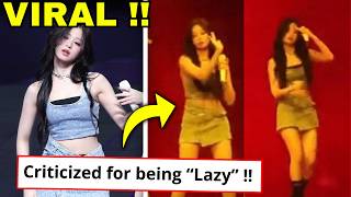 BABYMONSTER Ahyeon is accused of being lazy about dancing when appearing at TMEA 2024 [upl. by Ielhsa]