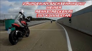 Sachsenring 2 Runden mit Kommentar  Yamaha R1 Rn09 [upl. by Audres]