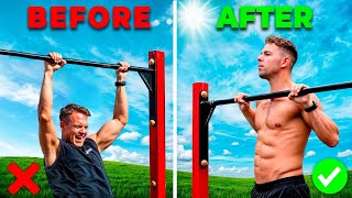 How To Get Your First PullUps Best Beginner Workout Plan [upl. by Eidok]