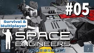 Space Engineers Survival 5 Basis Basics Multiplayer Together deutsch german HD [upl. by Ociram]