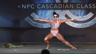 Julia Monroes guest performance 2023 NPC Cascadian Classic [upl. by Trellas]