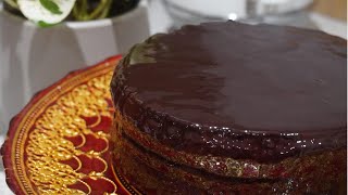 Sachercake ASMR original Austrian Sachertorte recipe [upl. by Aubrey605]