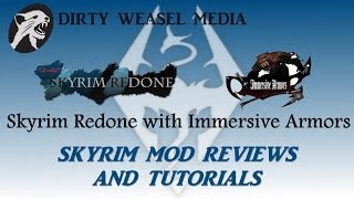 Skyrim Mod Installation Tutorial Skyrim Redone with Immersive Armors v7 Revised [upl. by Langille]