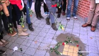 Stolperstein in Magdeburg  Zum Gedenken an die Familie Rosenthal [upl. by Ilatfan]