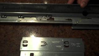 How to Install Soft Close on undermount drawer glides for Kitchen amp Bath cabinet drawers [upl. by Lasko]