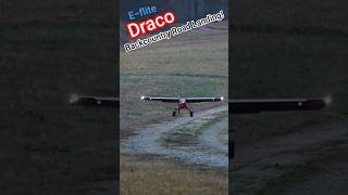 EFlite Draco Backcountry Road Landing new rc aviation [upl. by Nallac]