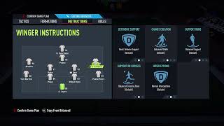 FIFA 22 TIKI TAKA CUSTOM TACTICSINSTRUCTIONS [upl. by Hardunn479]