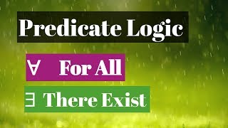 14 Predicate logic in Artificial intelligence [upl. by Eeima443]