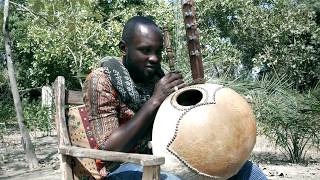 Famadenke by Mafu Conteh  Kora music from The Gambia [upl. by Dionne735]