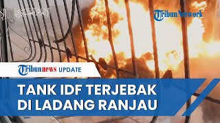 Detikdetik Tank IDF Jadi Mangsa di Ladang Ranjau AlQuds Merkava Zionis Lenyap Pasukan Tewas [upl. by Arzed724]