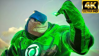 King Shark Becomes Green Lantern Transformation Scene  Suicide Squad Kill The Justice League 2024 [upl. by Lahcear]