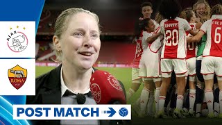 Another historical night 😍  Highlights Ajax Vrouwen  AS Roma  UEFA Womens Champions League [upl. by Dex650]