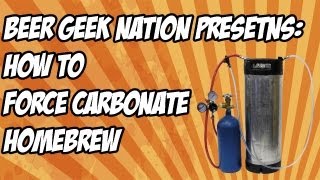 How to force carbonate homebrew the simple way  Beer Geek Nation Craft Beer Reviews [upl. by Aimac73]