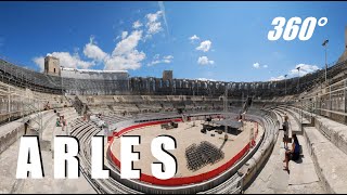 ARLES à 360° visite virtuelle dun cité romaine et médiévale [upl. by Amitaf]