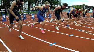 Vindsprint 2024  100m menn forsøk heat 4 [upl. by Clabo]