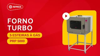 Forno Turbo 5 Esteiras à Gás  PRP 5000 Progás [upl. by Swayne]