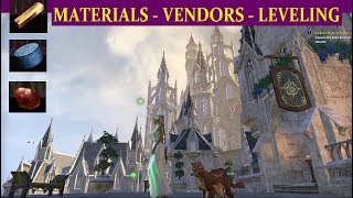 Crafting ESO Jewelry See UPDATED Notes Below Fast Level Tips amp Jewelry Vendor Locations Guide [upl. by Aiotal349]