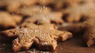 Ginger Spiced Speculaas Cookies [upl. by Atiek]