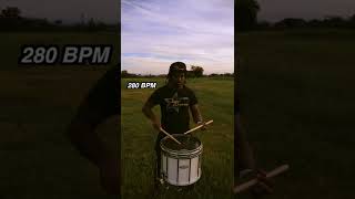 280 BPM Triple Stroke Roll [upl. by Fong422]