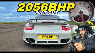 THE 2056BHP GRIM REAPER 911 TURBO WARNING SAVAGE PULLS [upl. by Trebbor]