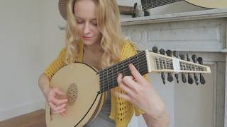 Ieva Baltmiskyte plays Frog Galliard by John Dowland on 8 course lute by Muzikkon [upl. by Rabin]