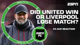 Liverpool only have themselves to blame for loss to Manchester United – Burley  ESPN FC [upl. by Guadalupe12]