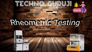 Rheo Property checking of a rubber compound I Rheology Test I Rheological Properties of Rubber [upl. by Monahan]