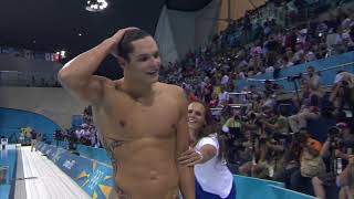 Florent Manaudou JO 2012  Or au 50m HD 1080 Avec Laure [upl. by Niret458]