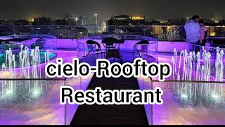 cieloRooftop Restaurant Dhaka  সিয়েলো রুফটপ রেস্টুরেন্ট বোরাক টাওয়ার ঢাকা। [upl. by Ferino]