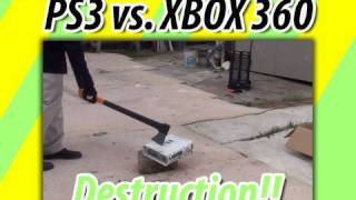 PS3 vs XBOX 360 Destruction [upl. by Eylloh588]