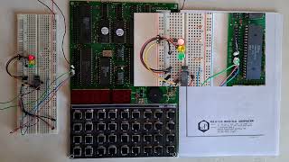 MPF1 MICROPROFESSRO  CEDM 80 V2  APPLICATION EXAMPLE  Z80 PIO [upl. by Turoff]