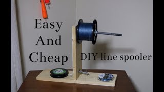 DIY line spooling station [upl. by Brunk384]