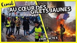 LYON  ACTE X  REPORTAGE GILETS JAUNES [upl. by Reilamag135]