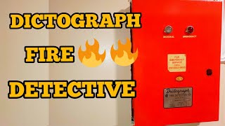 VINTAGE DICTOGRAPH FIRE DETECTIVE DETECTOR MODEL 55  0 [upl. by Ecidnak]