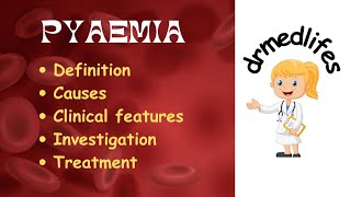 Pyaemia definition causes clinical features investigation treatment [upl. by Jarvey]