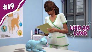 PRIMEIRO DIA NA CLÍNICA VETERINÁRIA LIXO AO LUXO THE SIMS 4 [upl. by Etyak]