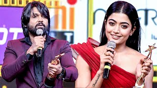 Rakshith Shetty amp Rashmika Mandanna attracted with their amazing speeches at the South Movie Awards [upl. by Palmer]