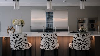 Large Contemporary Luxury Kitchen Tour  Mill Hill London [upl. by Abernon]