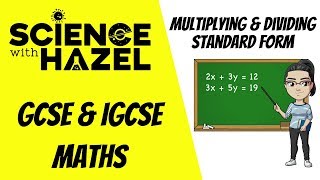 Multiplying and Dividing Standard Form  GCSE amp IGCSE Maths  AQA Edexcel CIE OCR [upl. by Savell]