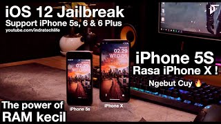 Kembali Overkill  Review iPhone 5s Jailbreak iOS 12 di tahun 2019  itechlife [upl. by Aiyram]