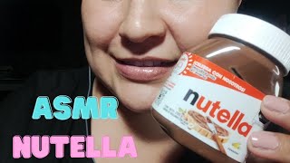 ASMR comiendo Nutella [upl. by Ynneb]