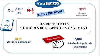 LES DIFFERENTES METHODES DE REAPPROVISIONNEMENT [upl. by Yousuf563]