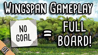 Wingspan Gameplay  No Goal Round 1 leads to a full board [upl. by Veron806]