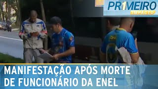 Funcionários da Enel pedem aumento salarial e segurança no trabalho  Primeiro Impacto 180324 [upl. by Ianteen]