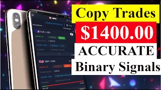 Binary Options Trader Earns 1400 from NFX App  COPY TRADES for BEGINNERS 📊💰 [upl. by Bello789]