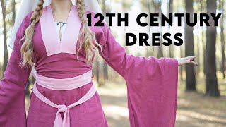 How To Make a 12th century Dress  The Medieval Bliaut [upl. by Leviram]