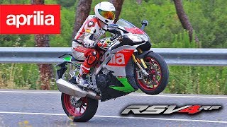 Aprilia RSV4 RF 2018 Prueba a fondo [upl. by Jarnagin]