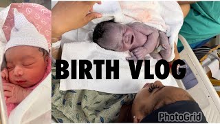 LABOR AND DELIVERY BIRTH VLOG BORN AT 36 WEEKS [upl. by Norym74]