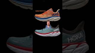 QUICK Hoka Clifton 9 vs Clifton 8 runningshoes runningshoereview hokashoes [upl. by Arekat]